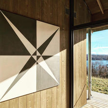 Load image into Gallery viewer, CROSSING CANOES - Traditional barn quilt