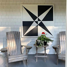 Load image into Gallery viewer, Crossing Canoes -Barn-Quilt 4'X4' - Bonnie-Jane Design