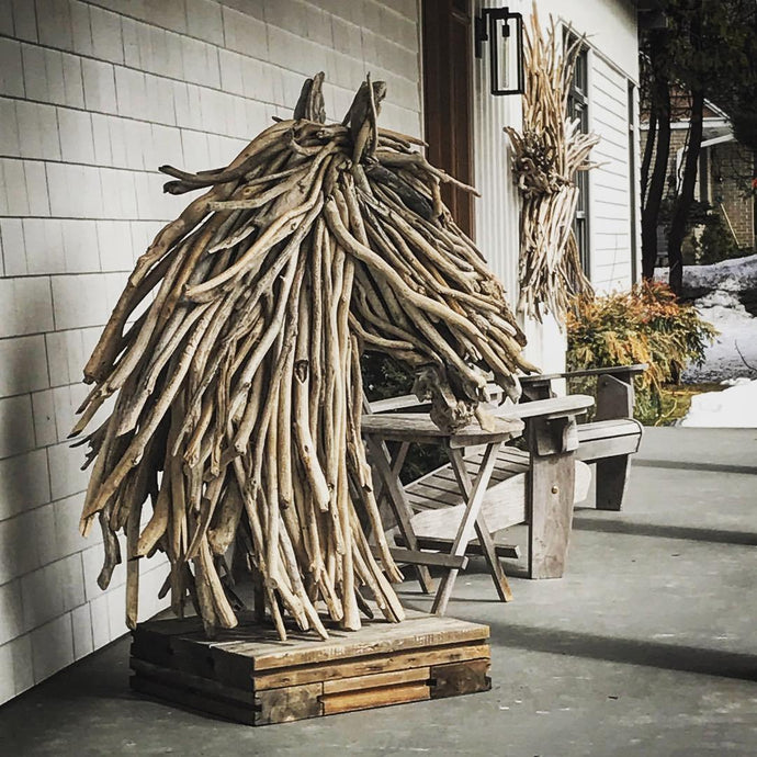 Large Driftwood Horse Head - Bonnie-Jane Design
