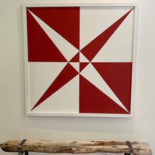 Charger l&#39;image dans la galerie, CROSSING CANOES - Coute-pointe de grange motif traditionnel
