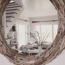 Load image into Gallery viewer, Driftwood Round Mirror -large 48&quot; - Bonnie-Jane Design
